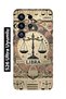 Samsung Galaxy S26 Ultra Compatible Libra Sign Patterned Transparent Phone Case