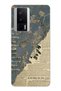 Poco F5 Pro Compatible Vintage Newspaper Collage Pattern Transparent Phone Case