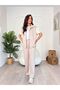 Vest Zippered Modal Fabric Parachute Detailed Relax Ovirsize Casual Stylish Bottom-Top Set Tracksuit Set - 3