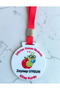Bookworm White Plexi Medal 5 Pieces - 2