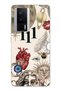 Poco F5 Pro Compatible Astro Symbolic Collage and 111 Energy Pattern Transparent Phone Case