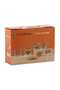 Glass Hexagonal Cup Set, 6 pcs - 4