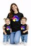Mother Unisex Kids Combination Oversize T-Shirt Twin T-Shirt Colorful Flower Printed (Single Price)