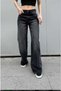 Retro Style Baggy Jean Pants - 6