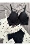 Women's Underwear Oslo Fabric Patterned Shorts Pajama Set - 5