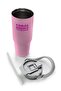 Light Pink Thermos with Straw and Direct Drinking Steel Cup 900 ml 38751 - 8