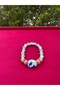 Milena Istanbul Floral Patterned Colorful Beaded Design Bracelet - 2