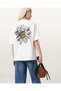 -Women's Printed Oversize T-Shirt 100% Cotton |   Comfortable Fit Short Sleeve 1 - 5