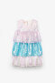 Lilac Sequined Layered Girl's Dress - Lily - 4