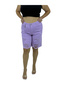 Plus Size High Waist Ripped Pocket Denim Women's Shorts - 8