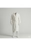 Men's Pique Bathrobe 100% Cotton Shawl Collar Lightweight Bathrobe - 2
