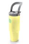 Yellow Steel Thermos with Straw and Direct Drinking Feature 900 ml 38752 - 3