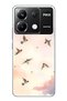 حافظة هاتف شفافة بنمط الطائر الطائر متوافقة مع Poco X6 Pro