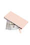 Lozan Blush Carnation Leather Crossbody Wallet & Phone Bag with Phone Compartment - 7