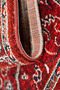 Buhara, Afghanistan Vintage Ethnic Patterned Red Burgundy Antique Look Soft Textured Prayer Rug - 4
