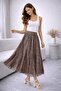 Asymmetrical Cut Ethnic Pattern Skirt - 6