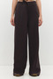 Wide-Legged Sweatpants with Elastic Waistband and Laces - 4