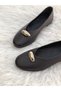 Famy Brown Genuine Leather Casual Ballet Flats with Buckle - 2