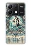 Poco X6 Pro Compatible Aquarius Sign Patterned Transparent Phone Case