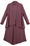Bürümcük Fabric Ribbed Double Set 6371-06 Dusty Rose - 5