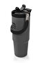 Gray Steel Thermos with Straw and Direct Drinking Feature 900 ml 38759 - 2