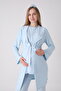 Set of 3: Cotton Maternity & Pregnancy Pajama Set with Lace Robe - 3
