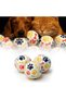 3-Piece Dog Toy Ball Set - 6.5 cm Colorful Tennis Balls Tooth-Friendly, Bouncing for Small and Medium Breeds