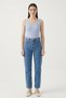 Women's Premium Blue Knitwear Body Flexible Full Lycra V-Neck Summer Athlete T-Shirt - 6