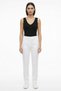Women's Premium Black Knitwear Body Flexible Full Lycra V-Neck Summer Athlete T-Shirt - 5