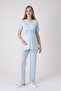 Set of 3: Cotton Maternity & Pregnancy Pajama Set with Lace Robe - 5