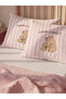 Cute Bear Family Patterned Pink Pillowcases 2-Piece 50X70 cm 100% Cotton