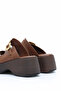 Poli̇na Double Buckle Platform Sole Slippers - 4