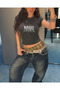 Vintage Rock Metal Music Raglan Sleeve Basic Washed T-Shirt - 4