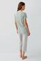 Women's Capri Pajama Set – 50% Cotton 50% Modal Fabric - 4