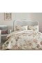 New Season Quilted Double Duvet Cover Set Despina Ecru - 2