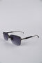 Unisex Square Metal Frame Gradient Glass Sunglasses Smoked Gg25Mp3421R02 - 2