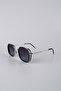 Unisex Geometric Metal Frame Gradient Glass Sunglasses Gg25Mp3423R04 - 2