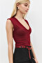V-Neck Basic Top - 4