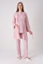 Lacy 3-Piece Maternity Pajama Set and Robe Set - Breastfeeding-Friendly Cotton Maternity Set