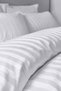 Single 100% Cotton Satin Duvet Cover Set |   Premium Series |   8 Color Options (160X220) -White - 3