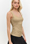 Square Neck Thick Strap Basic Athlete's Undershirt