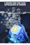 Automatic Bubble Gun with Lights and 360° Leak-Resistant Flip Design - 7