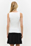 Square Neck Thick Strap Basic Athlete's Undershirt - 6