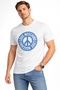 Cotton Love Peace Printed Stretch Slim Fit T-Shirt - 2