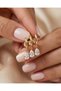 Orlina Triple Look Drop Stone Dangle Xuping Earrings - 3