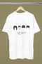 Queen Printed Circular Neck Cotton Oversize Fit Unisex Short Sleeve Tshirt - 3