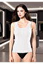 Women's Cotton 4-Piece Button Detailed Camisole Undershirt Set - Breathable & Soft Texture - 4