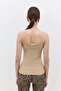Thin Strap Basic Stretch Tank Top - 6