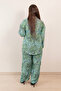 Green & Blue Motif Printed Co-Ord Set - 2