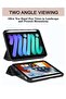 Case for iPad Mini 6 (2021) 8.3" - Silicone Smart Folding Cover with Pencil Holder - Slim & Durable - 3